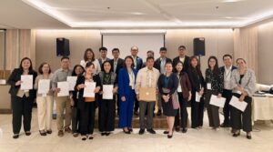 The newly inducted 2026 ACPAFSI Board and Officers with Inducting Officer Usec. Mark Roa Gimenez during the Annual General Membership Meeting at Crown Regency Hotel Makati.