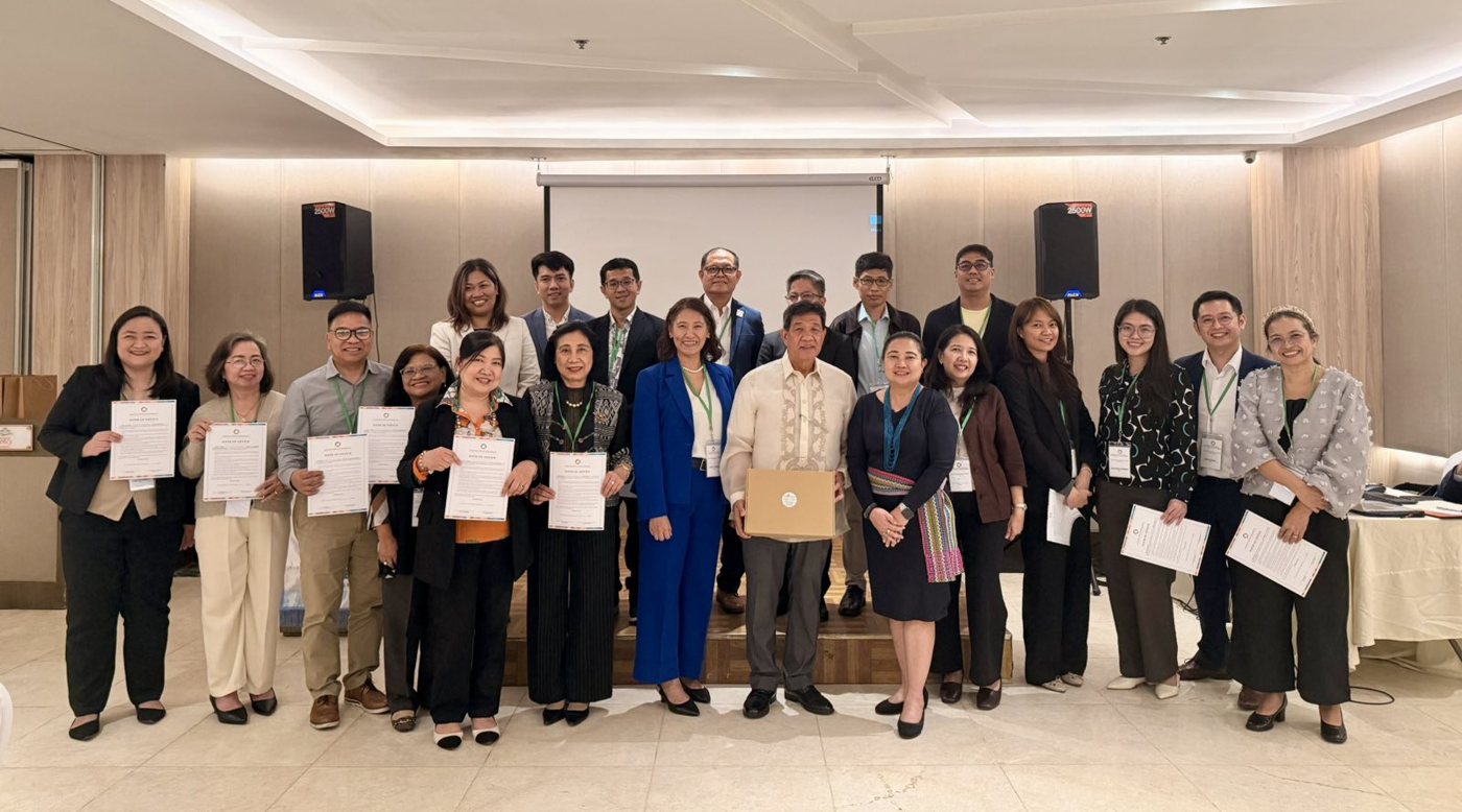 The newly inducted 2026 ACPAFSI Board and Officers with Inducting Officer Usec. Mark Roa Gimenez during the Annual General Membership Meeting at Crown Regency Hotel Makati.